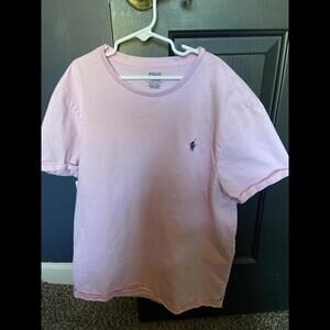 Polo Ralph Lauren Classic Fit Pink Tee Shirt Y-Lg